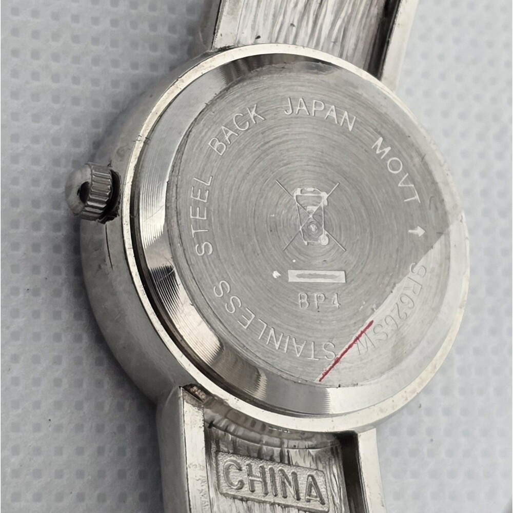 Women's Fancy Trendy Round White Silver Black Tone Cuff Band Watch 12 - Picture 9 of 9